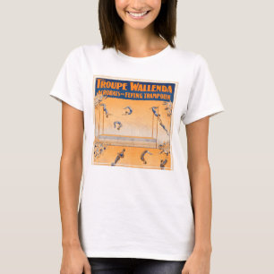 T-shirt Trapeze, acrobates Et Trampoline Volante