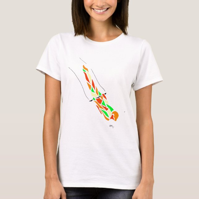T-shirt Trapèze Planche de vol (Devant)