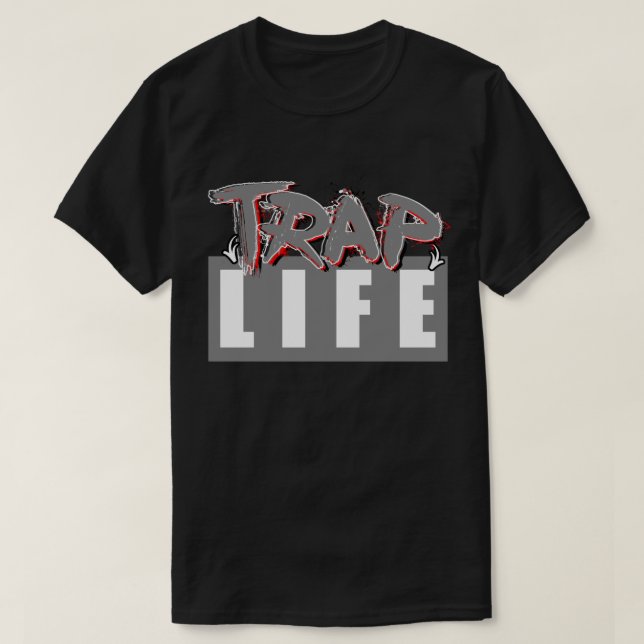 T-shirt Trap'n Life jusqu'à l'infini (Design devant)