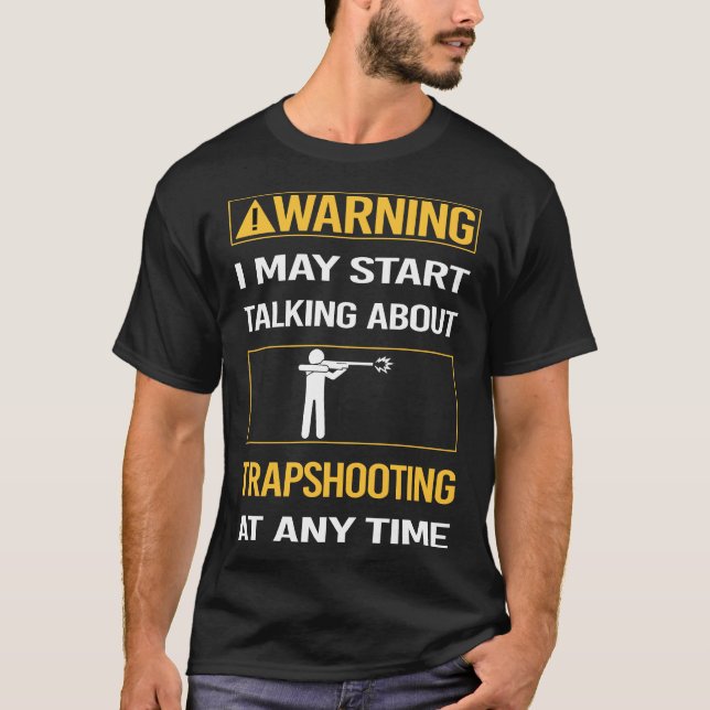T-shirt Trapper Trap Trap Argile Cible Tir (Devant)