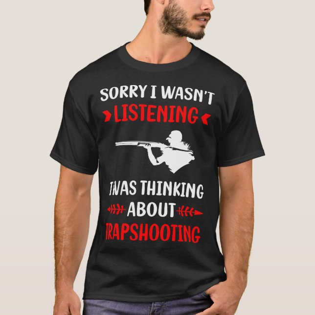 T-shirt Trapper Trap Trap Argile Cible Tir (Devant)