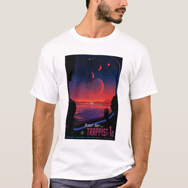 T-shirt TRAPPIST-1 - Visions de l'avenir de la NASA (Devant)