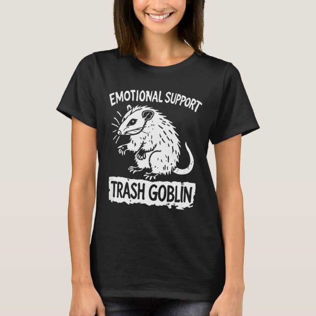 T-shirt Trash Goblin Ssum Emotional Suprt Funny Meme  (Devant)