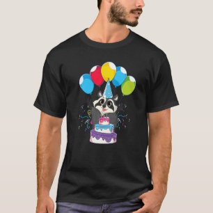 T-shirt Trash Panda fête d'anniversaire Forêt animal mare