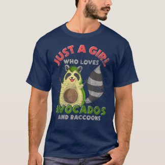 T-shirt Trash Panda Juste Une Fille Qui Aime Les Avocados 