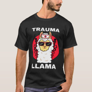 T-shirt Trauma Lama Répondant Emt Technicien Médical d'Urg