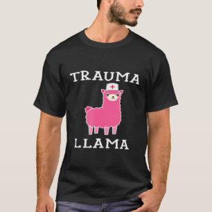 T-shirt Trauma Llama Cute Femme Docteur Médicale MD Funny