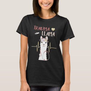 T-shirt Trauma Llama Infirmière Emt Parade Infirmière Alpa