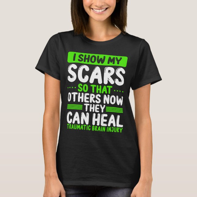 T-shirt Traumatic Brain Injury (Devant)