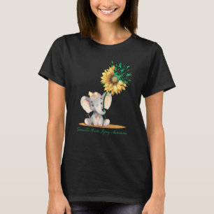 T-shirt Traumatique Cerveau Blessure Sensibilisation Jolie