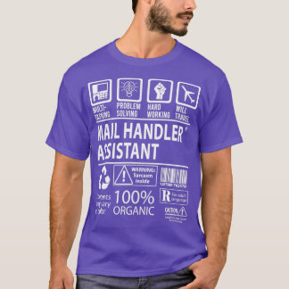 T-shirt Travail certifié Multi-Tasking de l'Assistant Gest