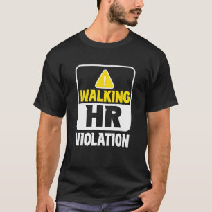 T-shirt Travail de violation de la r. à pied Professionnel