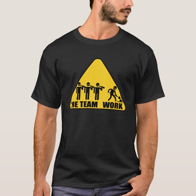 T-shirt Travail d'équipe Travail d'équipe Travail d'équipe (Devant)