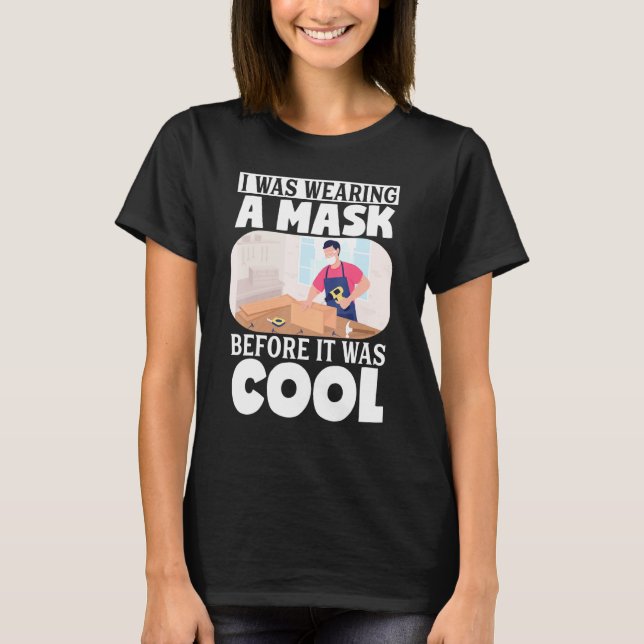 T-shirt Travail Du Bois Papa Père Carpenter Je Portais Un  (Devant)
