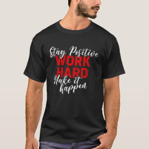 T-shirt Travail Dur Drôle Travailler Vêtements De Travail