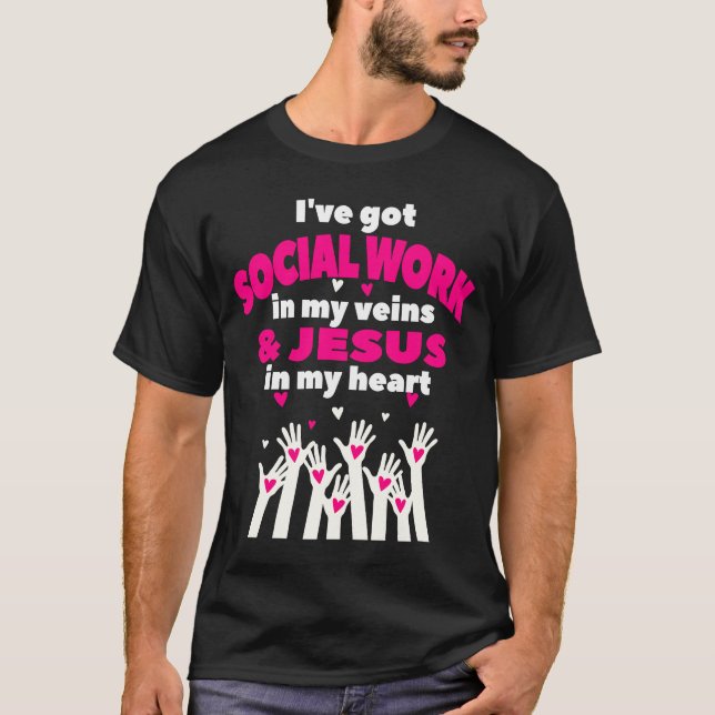 T-shirt Travail social Christian MSW Graduation 2023 M (Devant)