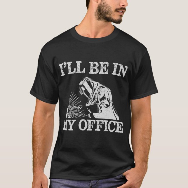 T-shirt travail soudeur concepteurs soudeur sur feu 4 (Devant)