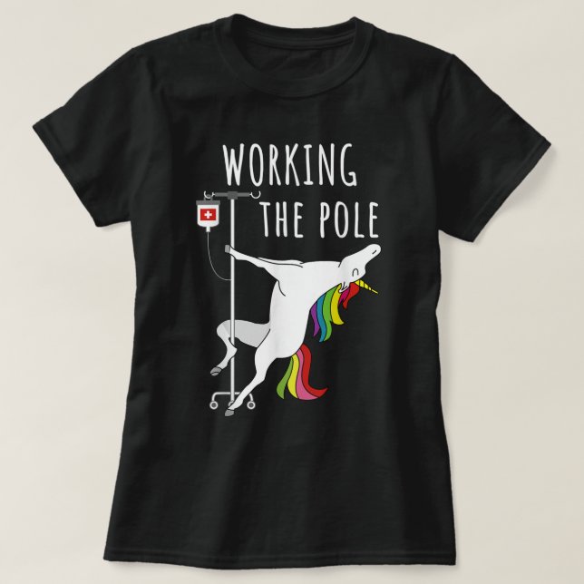 T-shirt Travailler amusant La salle d'urgence de l'infirmi (Design devant)