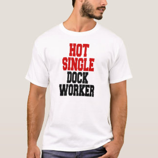 T-shirt Travailleur à quai unique à chaud