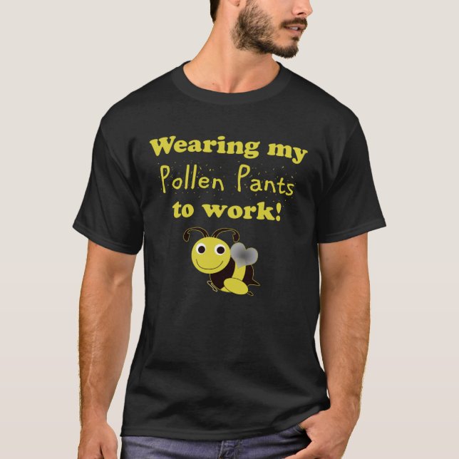 T-shirt Travailleur apiculteur portant des pantalons de po (Devant)
