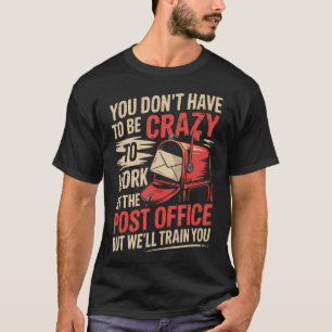 T-shirt Travailleur au bureau de poste Travailleur postal 
