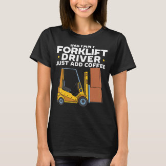 T-shirt Travailleur de camion de chariot élévateur_16