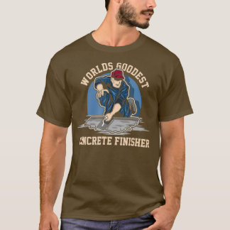 T-shirt Travailleur de ciment pour finisseur de béton le m