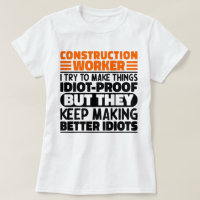 Travailleur De Construction J'Essaie De Rendre Les