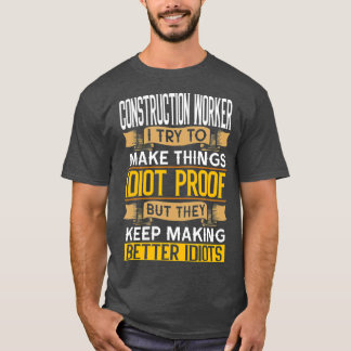 T-shirt Travailleur de construction Sarcastique Graphisme