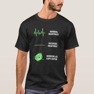 T-shirt Travailleur de correcteur drôle Emplois de correct