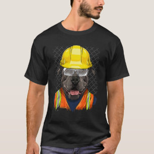 T-shirt Travailleur de la construction drôle American Pit