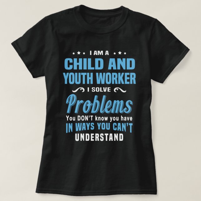 T-shirt Travailleur des enfants et des jeunes (Design devant)