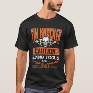 T-shirt Travailleur En Métal De Feuille Pour Tin Knocker