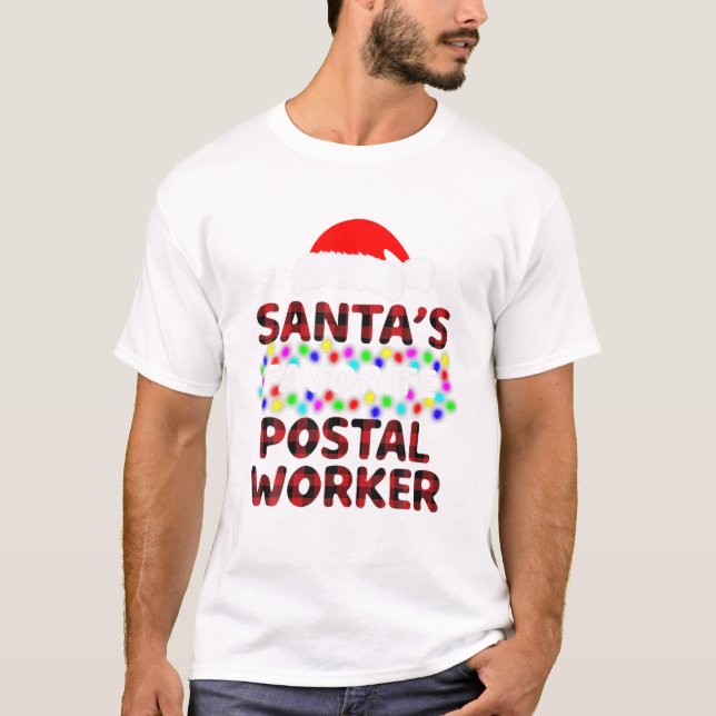 T-shirt Travailleur postal favori (Devant)