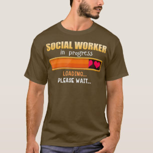 T-shirt Travailleur social en cours Degré de travail socia