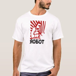 T-SHIRT TRAVAILLEUR SOVIÉTIQUE DE ROBOT