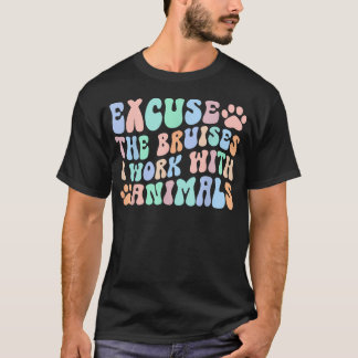 T-shirt Travaillez avec les animaux Technicien Vétérinaire