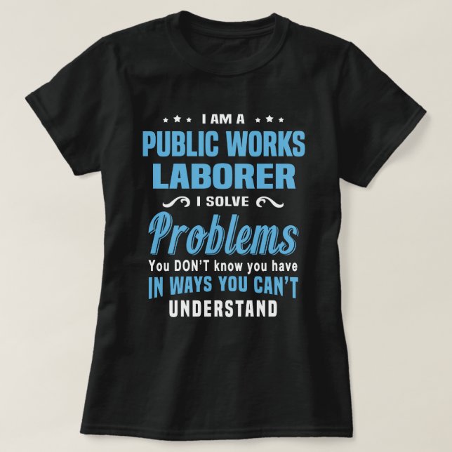 T-shirt Travaux publics (Design devant)