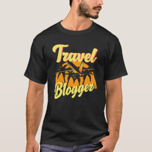 T-shirt Travel Blogger Traveller Blog Wanderlust T