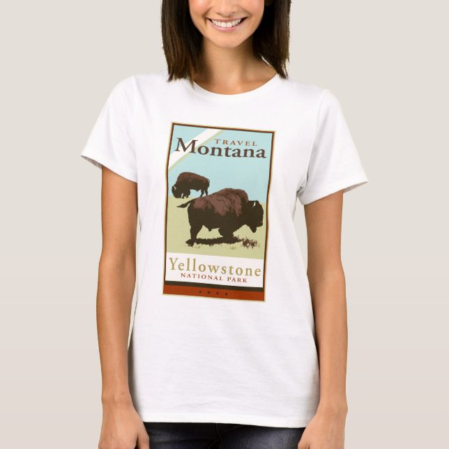 T-shirt Travel Montana (Devant)