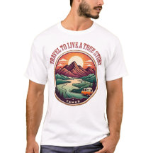 Travel Real Story Tee — Pas de faux badge de voyag
