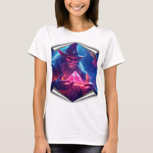 T-shirt Traversée Avec Pyramide En Verre Brillant Et Colib