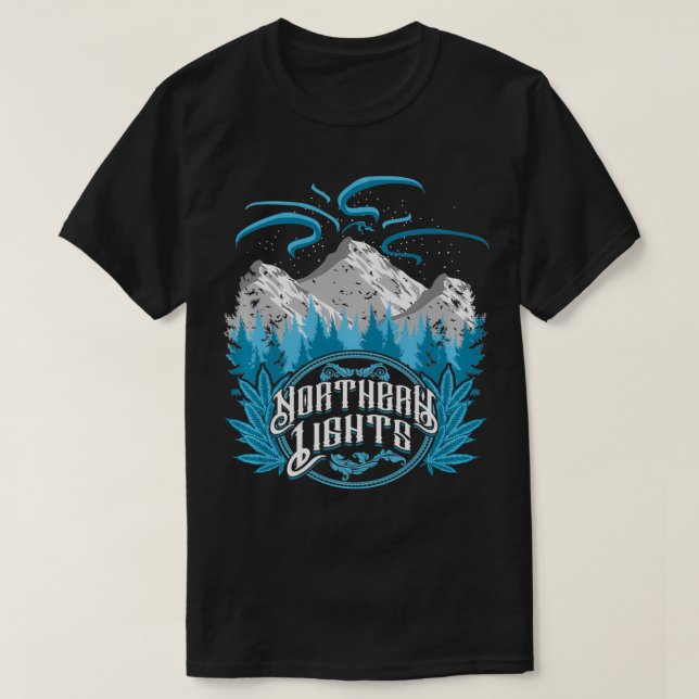 T-shirt Traversée de lumière du Nord Indica Lumières Pullo (Design devant)