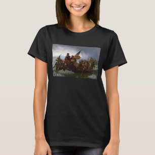 T-shirt Traverser le Delaware 1776 : général George Washin