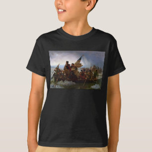 T-shirt Traverser le Delaware 1776 : Général George Washin