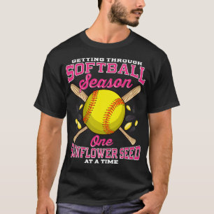 T-shirt Traverser Le Softball Une Graine De Tournesol À Un