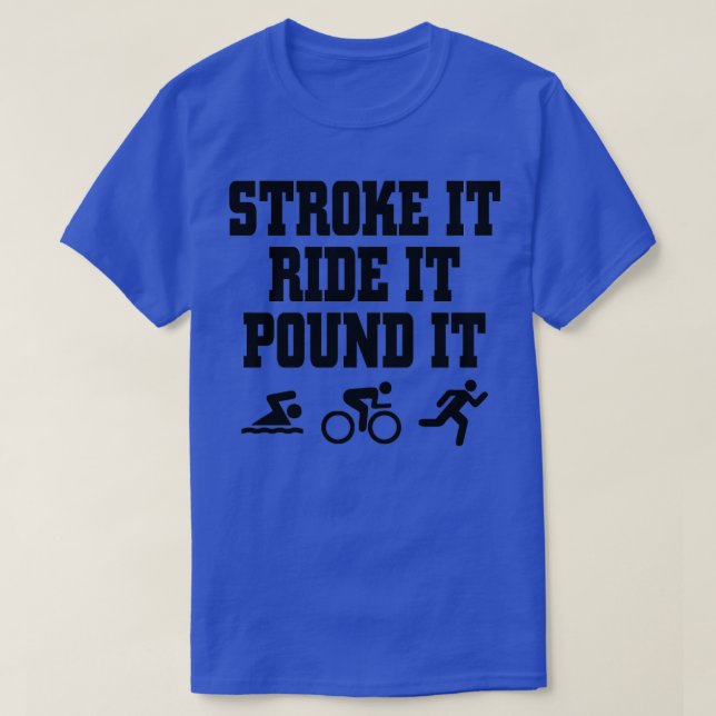 T-shirt Traversez-Le En Le Déplaçant Autour. (Design devant)