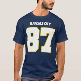 T-shirt Travis Kelce Jersey FrontBack