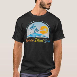 T-shirt Treasure Island Beach FL Floride Souvenir Palm Tre