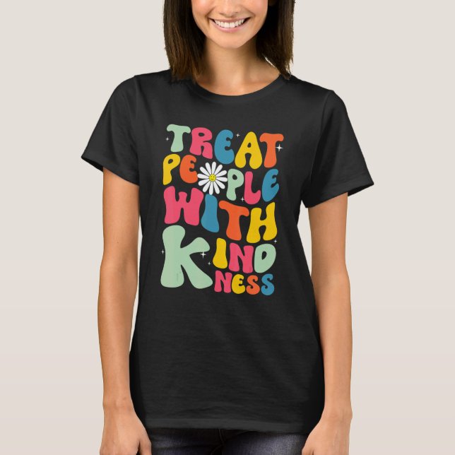 T-shirt Treat People With Kindness TPWK Trendy Preppy 2 (Devant)